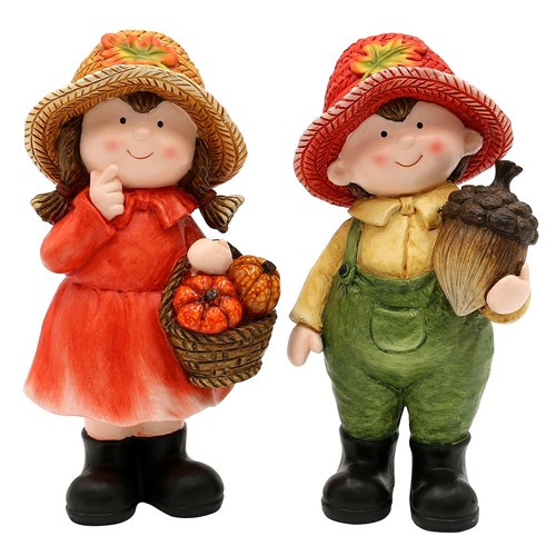 Niedliche herbst kinder - niedliche, herbst-kinder