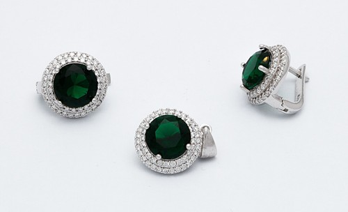 925 silber set - set, mit