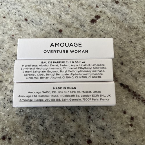 Amouage overture woman - overture, 3x
