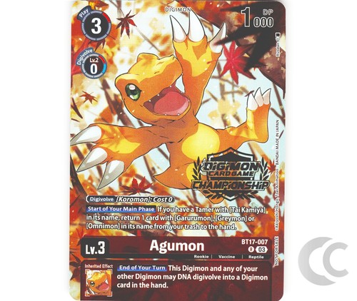 Agumon bt17 007 - agumon, dcg