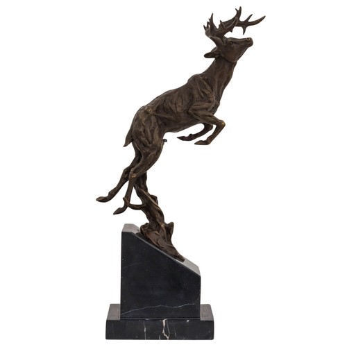 Bronzeskulptur bronze hirsch - bronzeskulptur,
