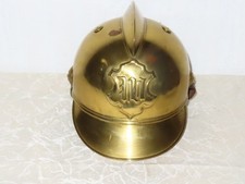Helm Feuerwehrhelm Messinghelm