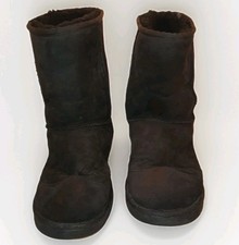 UGG Australia Stiefel Schwarz Lammfell guter Zustand Top Kurz