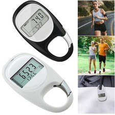 3D Schrittzähler mit Clip Tragbar Pedometer Kalorienverbrauch Gehen Laufen Sport