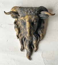 schwerer Bronze Widderkopf