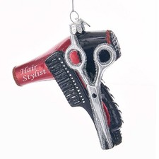 Baumschmuck Haartrockner Glas