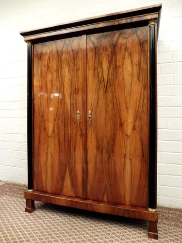 Biedermeier schrank nussbaum - schrank,
