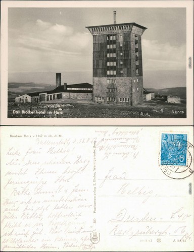 Ansichtskarte ilsenburg - ansichtskarte,