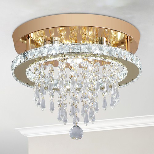 Led gold kronleuchter - gold,
