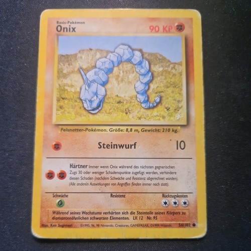 Pokemon karte tcg onix - karte, tcg: