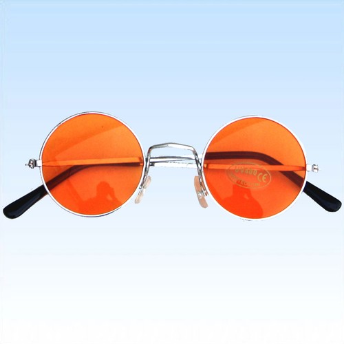 70er jahre hippie brille - jahre,