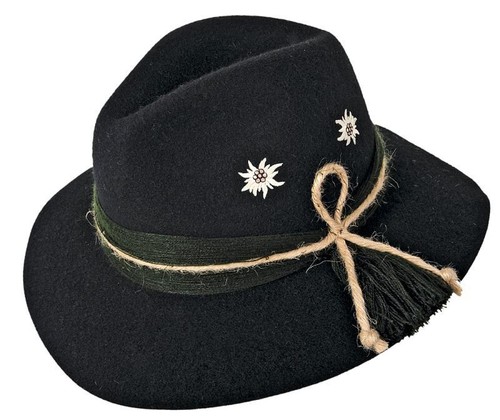 Trachtenhut schwarz - trachtenhut,