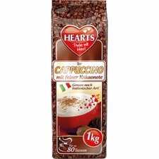 Hearts cappuccino mit kakao - hearts,