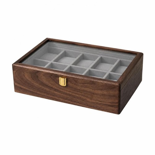 Uhrenbox mit fächern - uhrenbox,