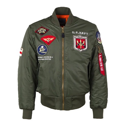Herren ma1 bomberjacke - herren, gun
