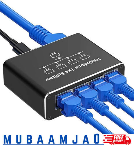 Port lan splitter auf 4 - lan,