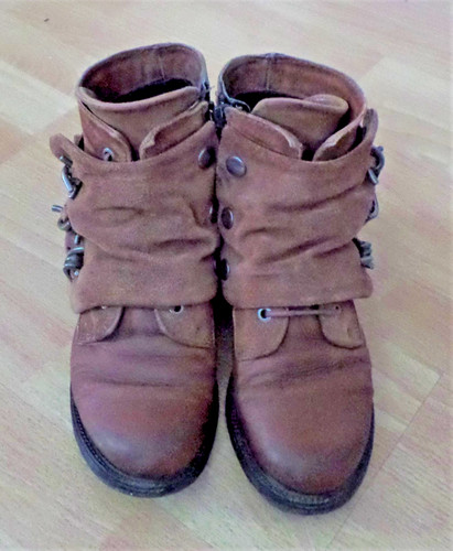 Damen boot braun rau - rau-, &