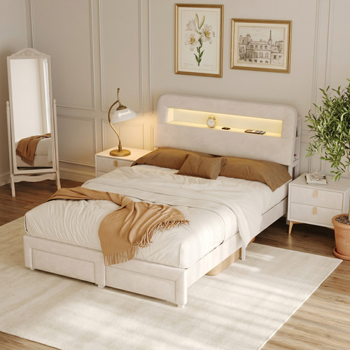 Bett polsterbett 140x200cm - bett,