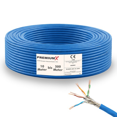 Cat simplex verlegekabel - 8,