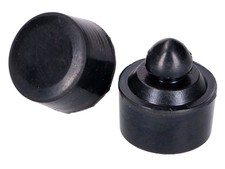 Gummipilz sitzbank schwarz - gummipilz, schwarz,