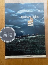 1991 marlboro lights cowboy - lights,