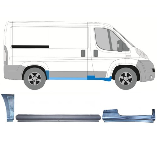 Reparaturblech set für fiat - reparaturblech-set,