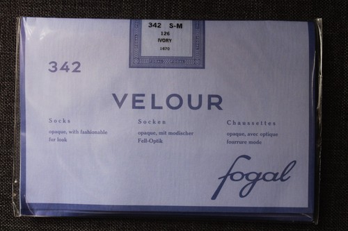Fogal velour 342 - velour, no