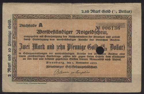 27092 gold notgeld - -, gold-notgeld