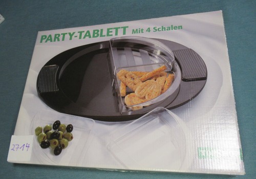 Partytablett mit schalen - partytablett,