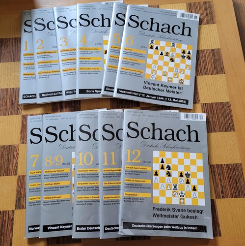 Zeitschrift schach deutsche - zeitschrift, (deutsche