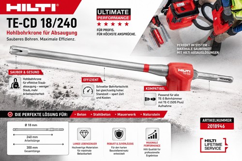 Hilti 37 hohlbohrer - hilti,