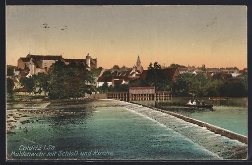 Colditz muldenwehr mit - colditz,