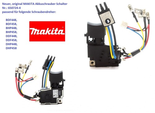 Makita schalter 650724 für - 650724-4,