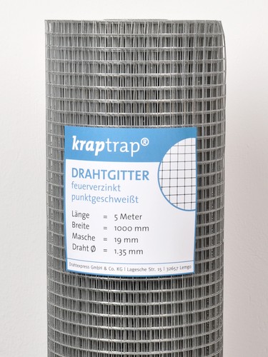 Volierendraht 19x19mm 45mm - 19x19mm, 1.45mm