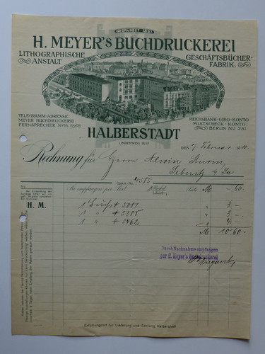 Halberstadt meyer s - halberstadt:, h.