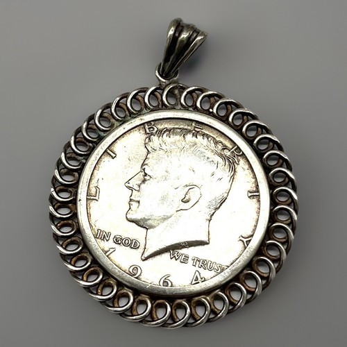 900 silber münz anhänger - 900/-, münz-anhänger