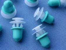 25x Zierleistenklammern für Golf 2 Klip für Zierleisten Golf II Passat grün  05