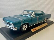 DieCast Pontiac GTO Hurst Edition 1965 Modellauto 1:18 Maisto Reef Turquoise USA