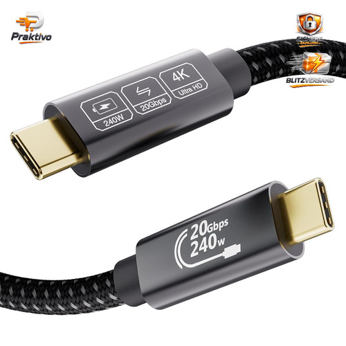 Usb kabel 2 gen2 - 3.2, 240w
