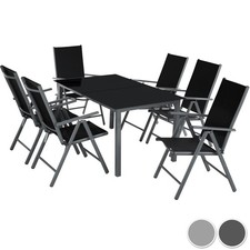 6+1 Sitzgruppe Aluminium