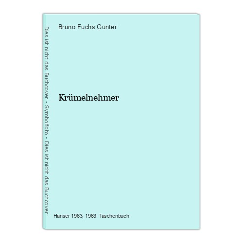 Krümelnehmer fuchs günter - krümelnehmer,