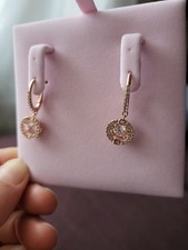 Swarovski Una Tropfenohrringe Rundschliff Kristall Ohrringe Damen Schmuck