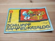Schleich Schlümpfe Katalog, Peyo Schlumpf Sammel-Katalog, 80er, A6 Übersicht 