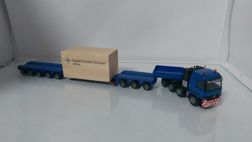 Herpa goldhofer tieflader - mb,
