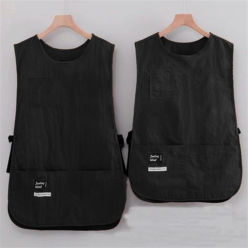 überwurfschürze mit tasche - mit,