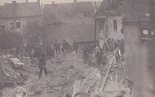 AK Coburg, Mauer, Gasexplosion 1913