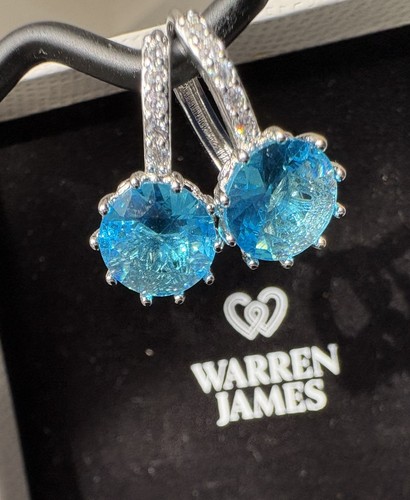 925 sterling silber hellblau - silber,