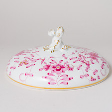Meissen Deckel für Terrine Indisch Purpur Reich 22 cm unbeschädigt