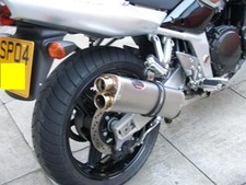 Suzuki Bandit 1200 01-06 Titan Tri-Oval Twin Out Road Legal/Race MTC Auspuff