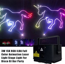 3W RGB Bühnenlicht Animation ILDA Laser Laserlicht Vollfarbe DJ DMX Partylicht